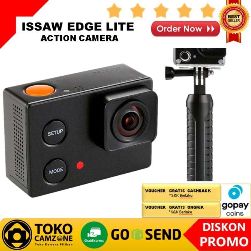 Promo Isaw Edge Lite Action Cam With Acc Pack Diskon 23% Di