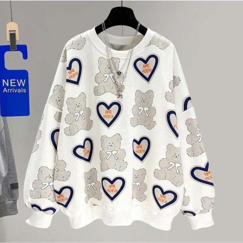 Full print sweater top