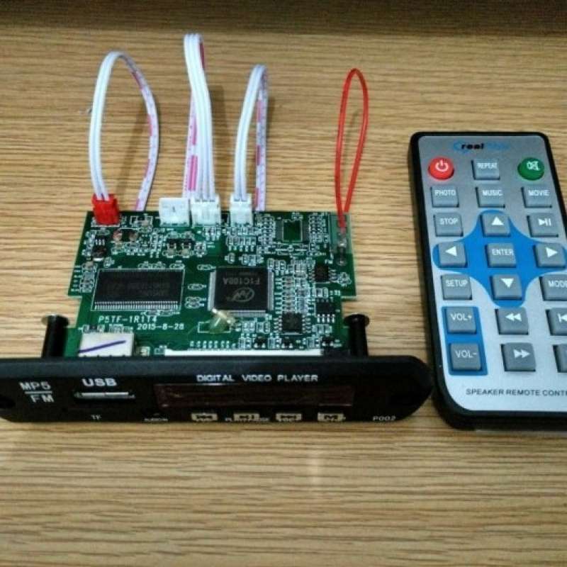 Jual Modul Kit Digital Video Player Mp3 Mp4 Mp5 Fm Radio Support Tf ...