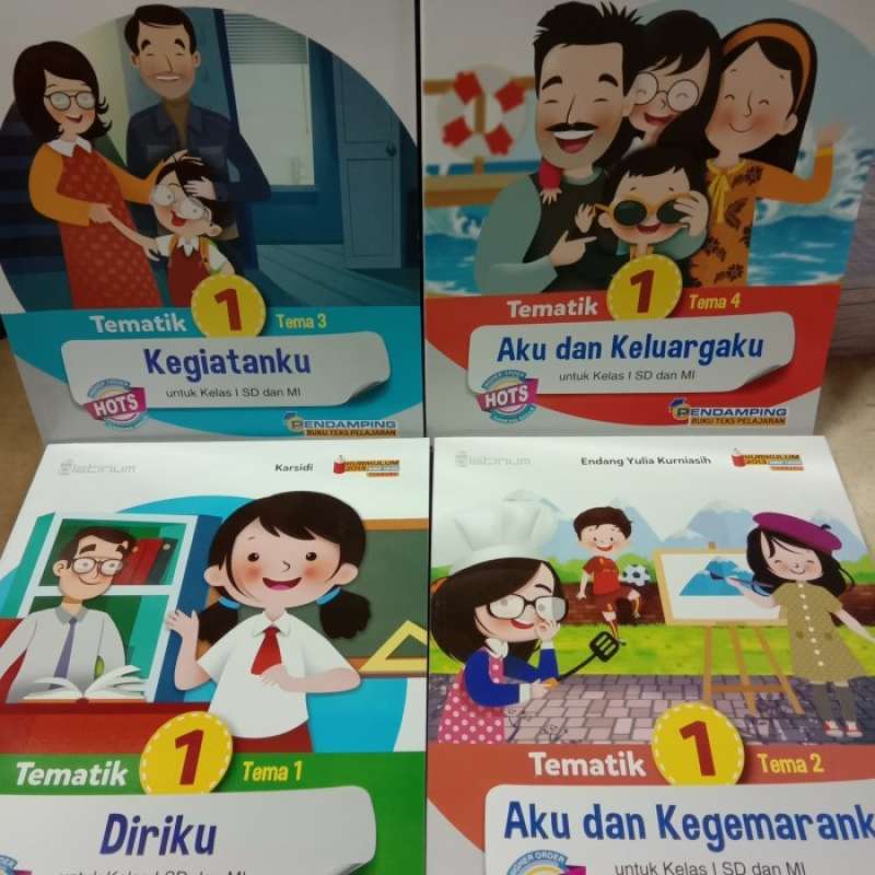 Promo Ori Buku Paket Tematik Sd Kelas 1 Tema 1,2,3,4 Platinum Diskon 26 ...