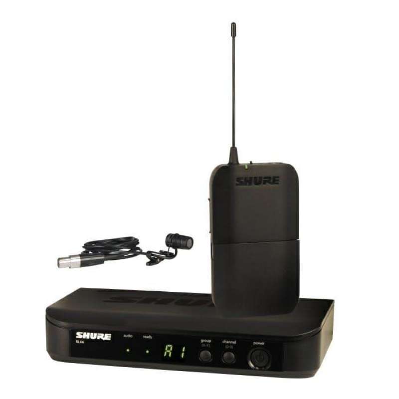 Jual Shure Blx14a/w85 Wireless Microphone, Lav System With Wl185 Di ...
