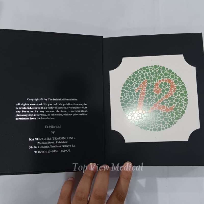 Ishihara Farbmangel-Testbuch, 38 Tafeln – International Anerkannt Zur Erkennung Von Rot-Grün-Schwäche Ishihara Farbmangel-Testbuch, 38 Tafeln – International Anerkannt Zur Erkennung Von Rot-Grün-Schwäche