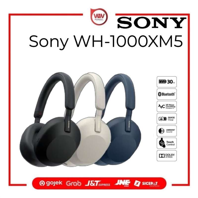 Jual Sony Wh-1000xm5 Noise Cancelling Headphones Black Di Seller