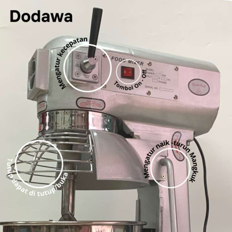Promo Stand Mixer 20 Liter / Mixer Roti Komersil / Planetary Mixer ...