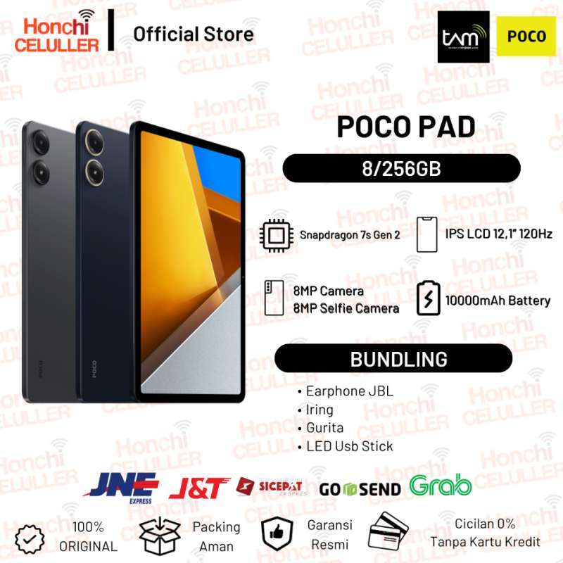 POCO Pad Tablet, 8 GB + 256 GB Xiaomi POCO pad（グローバル版
