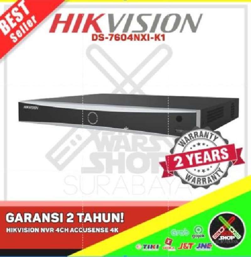 DS-7604NXI-K1 HIKVISION NVR 4CH ACCUSENSE 4K