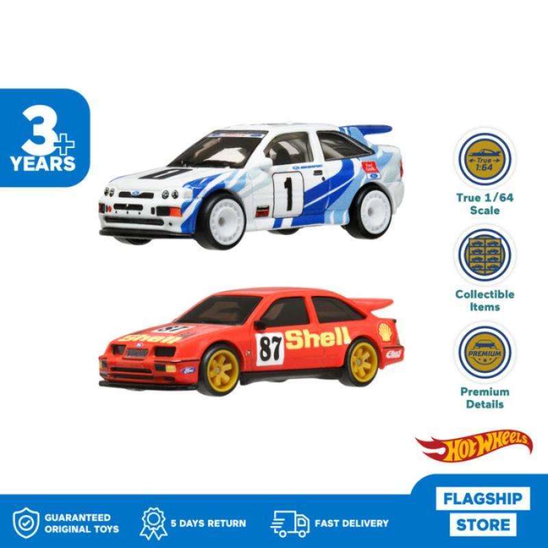 Hot Wheels 2024 Premium 2-Pack Ford Sierra Cosworth Et Ford Escort RS 1/64