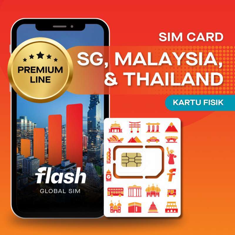 Flashdisk Sim Card Promo Sim Card Premium Singapore, Malaysia, Thailand Unlimited Flash ...