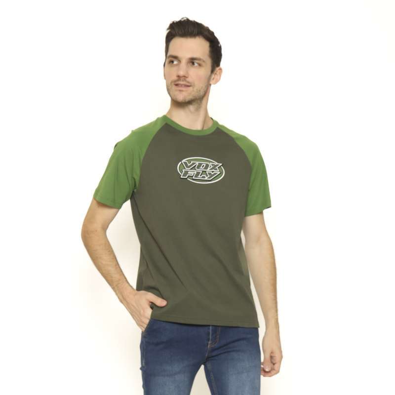 Voxfly Kaos lengan pendek Pria Vertine Raglan Men Tee Planet Surf