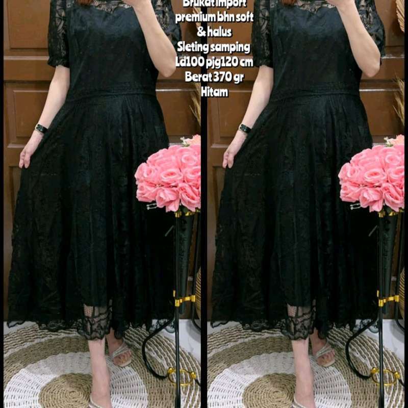 Jual Party Dress Brukat Model Premium Terbaru Harga Murah November 2024