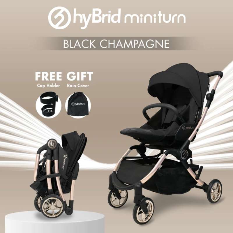 シャンパン Jual Hybrid Turn Stroller / Kereta Dorong Anak Di Seller