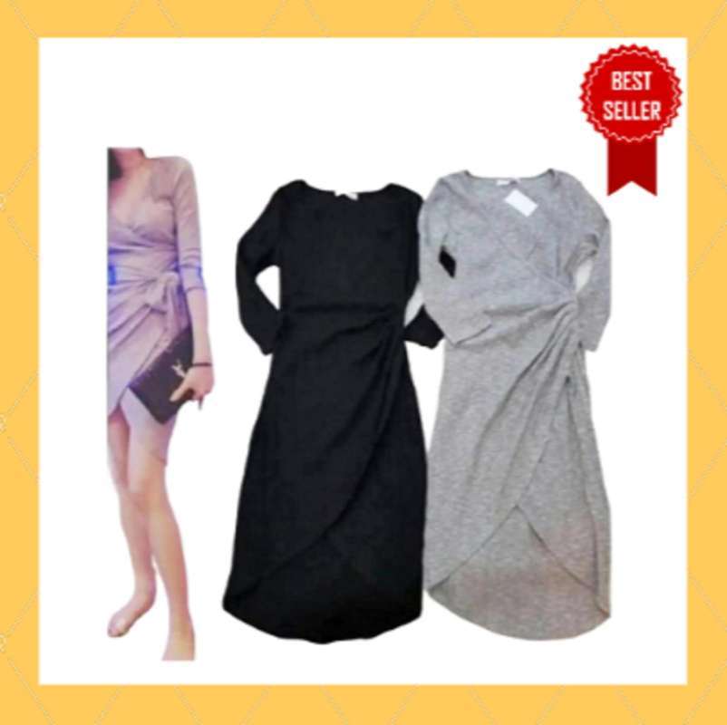Jual Dress Wanita Midi Pesta Katun Elegan Model Simpel Cocok Kondangan Di  Seller Outstanding - Johar Baru, Kota Jakarta Pusat | Blibli