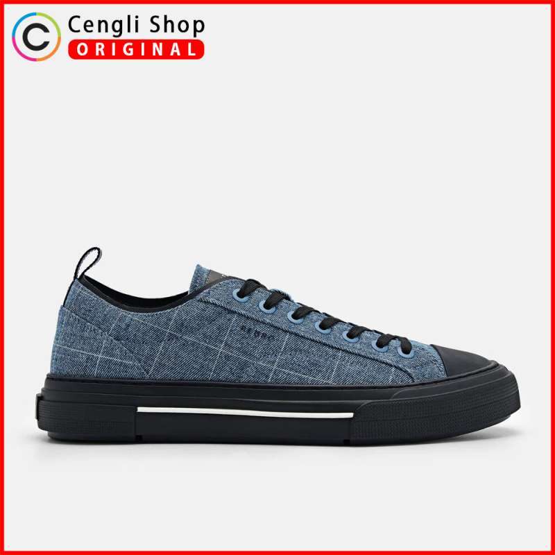 SEPATU PEDRO SNEAKER PRIA ORIGINAL SNEAKERS BIRU BLUE PM053