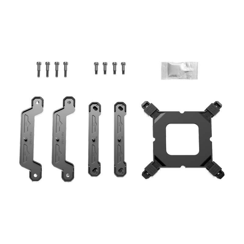 Gamma A40 ARGB BK CPU Cooler,100mm PWM Fan,133mm Height Single Tower Computer Compact CPU Air Cooler,4 Copper Heat Pipes,ARGB Function,Fancy Top Cover,for Intel LGA 115X/1200/1700/1851&AMD AM4/AM5