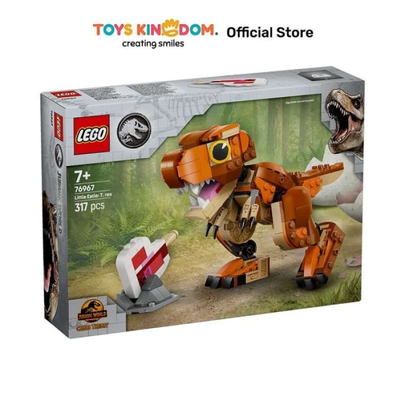 Toys Kingdom Lego Jurassic World Little Eatie T-Rex Kids Toy Toys Block  Bricks Set Mainan Menyusun Balok Permainan Bongkah Mainan Sensorik Dan  Motorik
