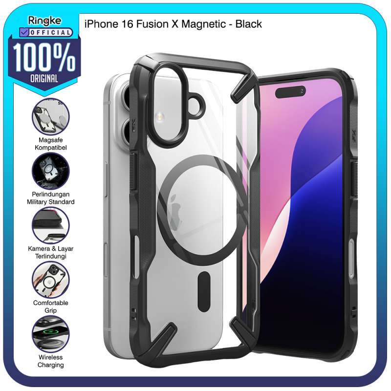 Ringke iPhone 16 16 Plus 16 Pro 16 Pro Max Fusion Bold Card  Fusion Magnetic Fusion X Case Magsafe Anti Crack Slim Armor Military Drop