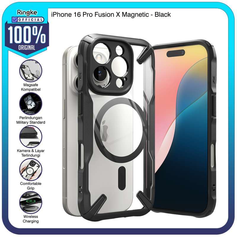 Ringke iPhone 16 16 Plus 16 Pro 16 Pro Max Fusion Bold Card  Fusion Magnetic Fusion X Case Magsafe Anti Crack Slim Armor Military Drop