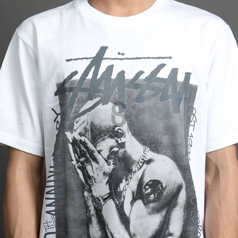 ★【Stussy】★Stussy x Goldie lheadz 30 TEE White★ Stussy x Goldie Metalheadz 30 Tee White Men's - SS24 - US