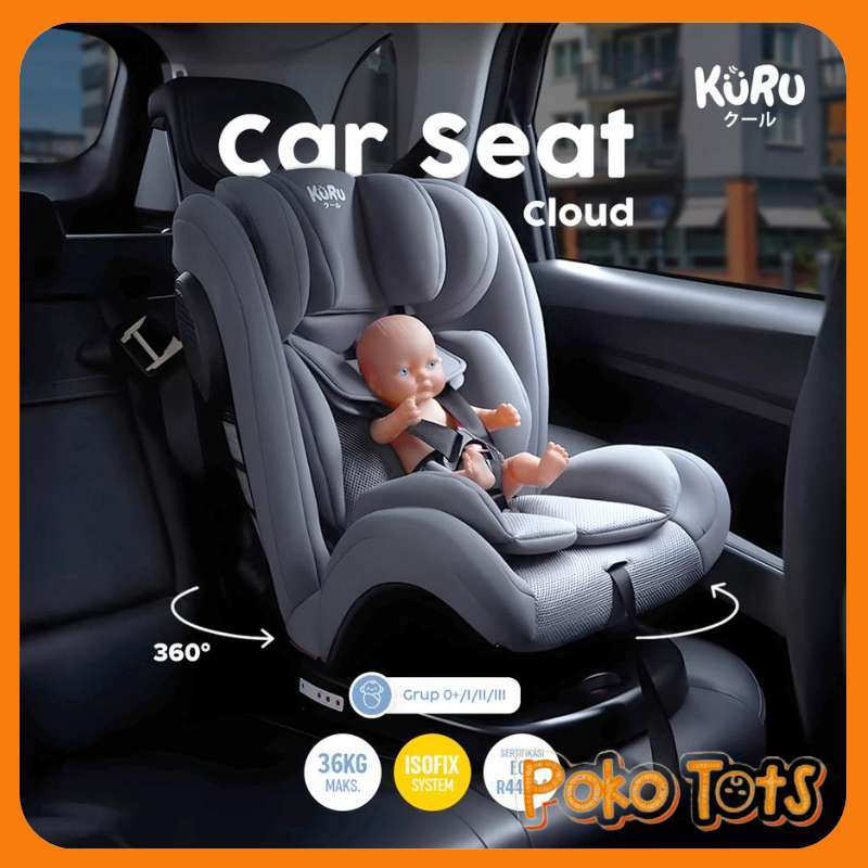 Jual Kuru Baby Cloud 360 Rotate Isofix Baby Car Seat Kursi Dudukan