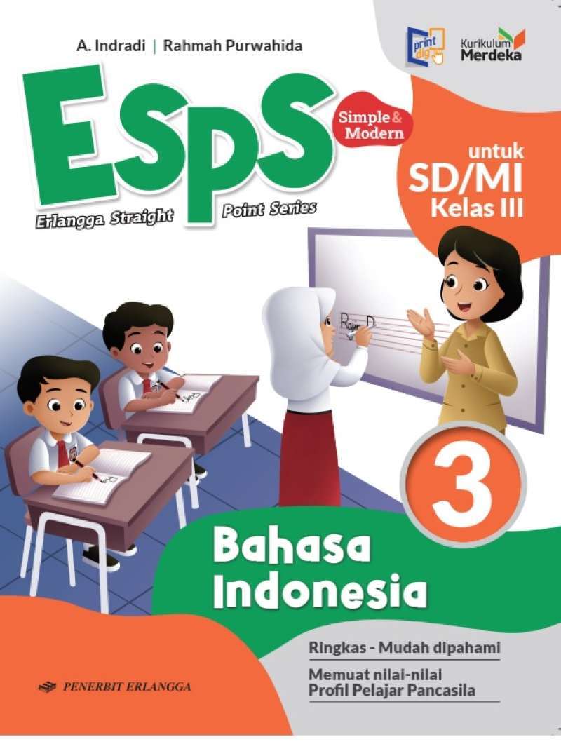 Jual Best Seller Esps Bahasa Indonesia Sd/mi Kelas 1 2 3 4 5 6 Revisi ...