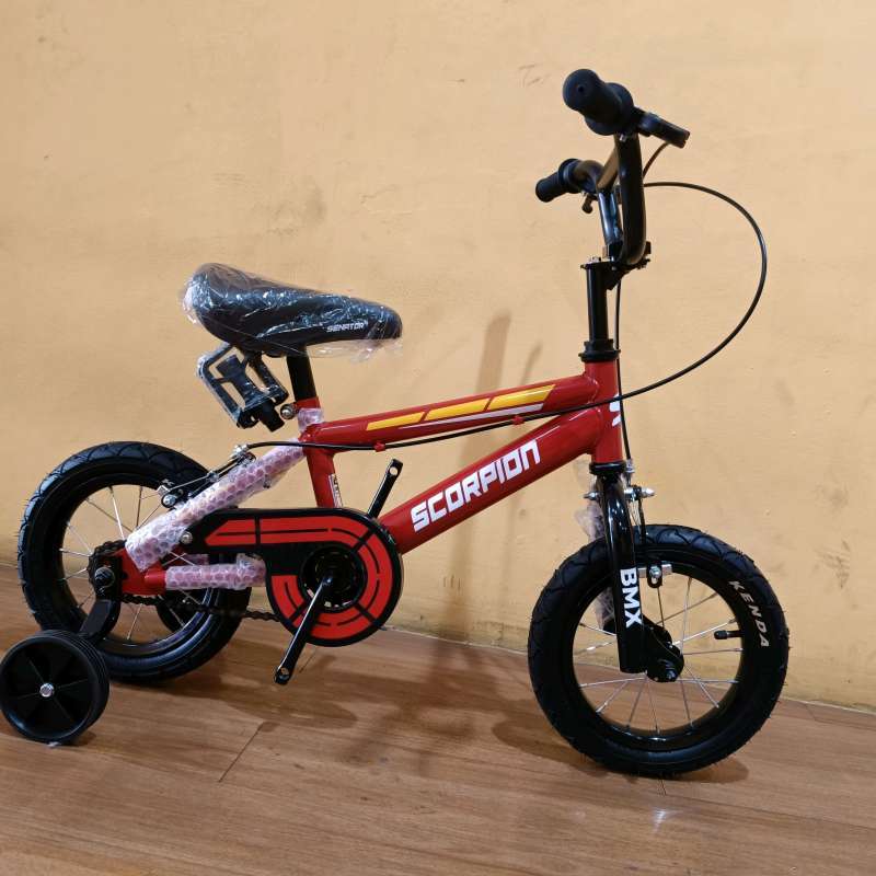 Promo Sepeda Anak Scorpion Bmx 12 Inch Rem U-brake Diskon 8% Di
