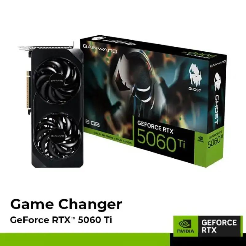 Jual VGA Card Gainward Geforce Rtx 5060 Ti Ghost 8gb Gddr7 Di