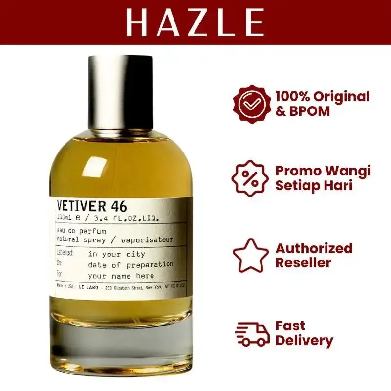 Jual Le Labo Vetiver 46 Unisex Edp 100 Ml Di Seller Hazle Flagship