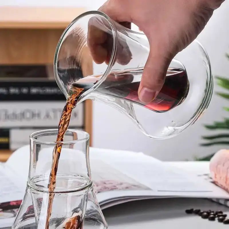 Jual Jiuan Coffee Server Chemex Drip Pour Over Double Layer 400ml - Fm ...
