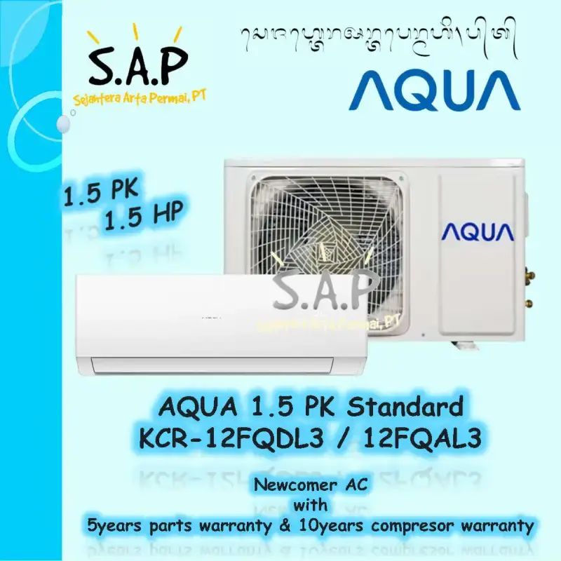 Jual Ac Aqua 1.5 Pk Standard / Aqa-kcr12fqdl3 / Kcr12fqal3 Di Seller ...