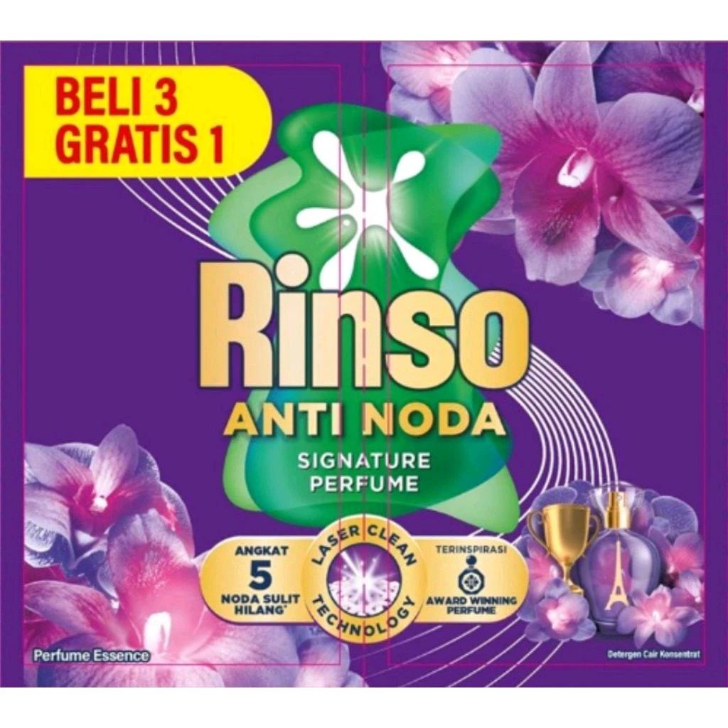 Hadiah Rinso Promo 1 Dus Rinso 80 Gram Kemasan Double Pack Isi 54+19 Sachet / 73 Pcs ...