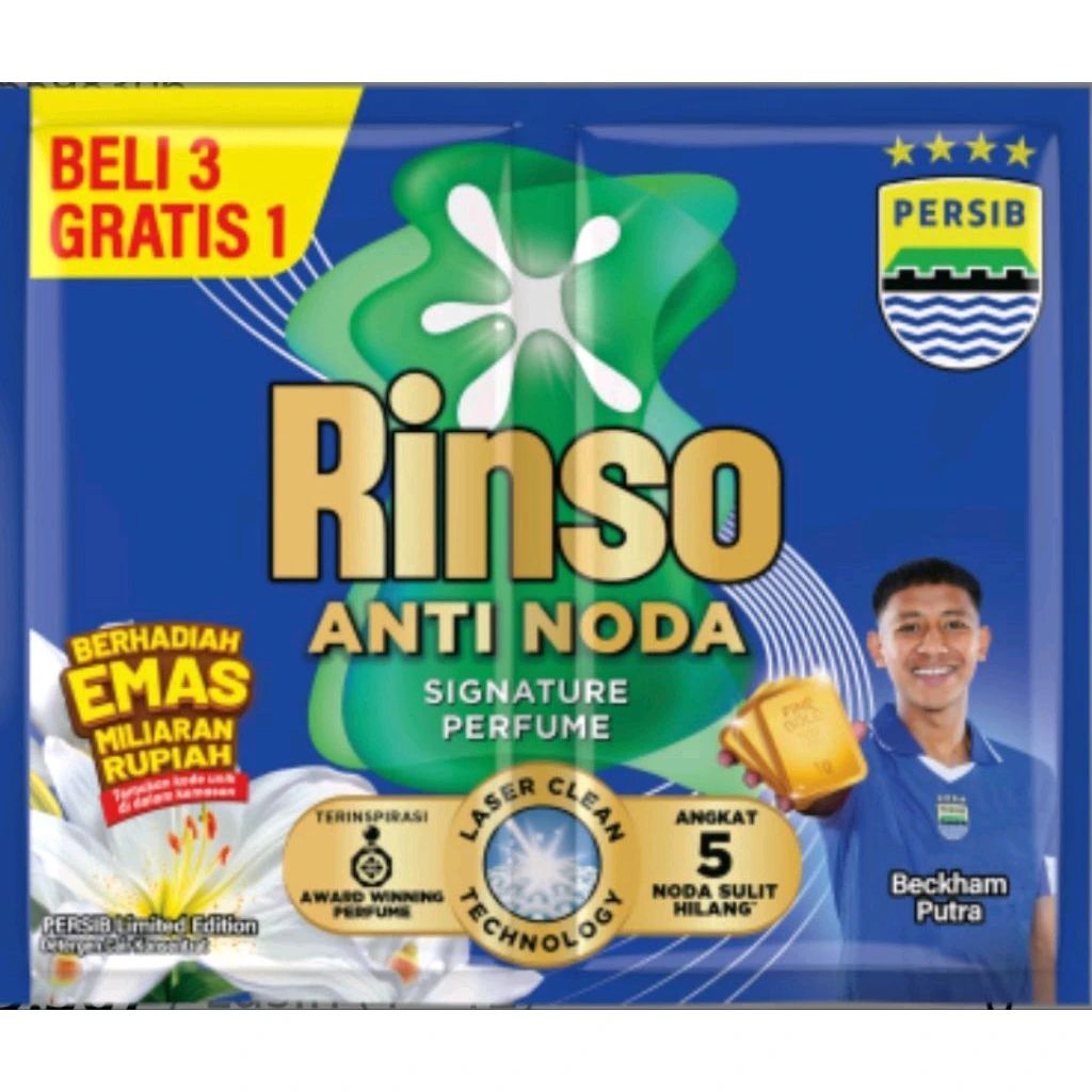 Hadiah Rinso Promo 1 Dus Rinso 80 Gram Kemasan Double Pack Isi 54+19 Sachet / 73 Pcs ...