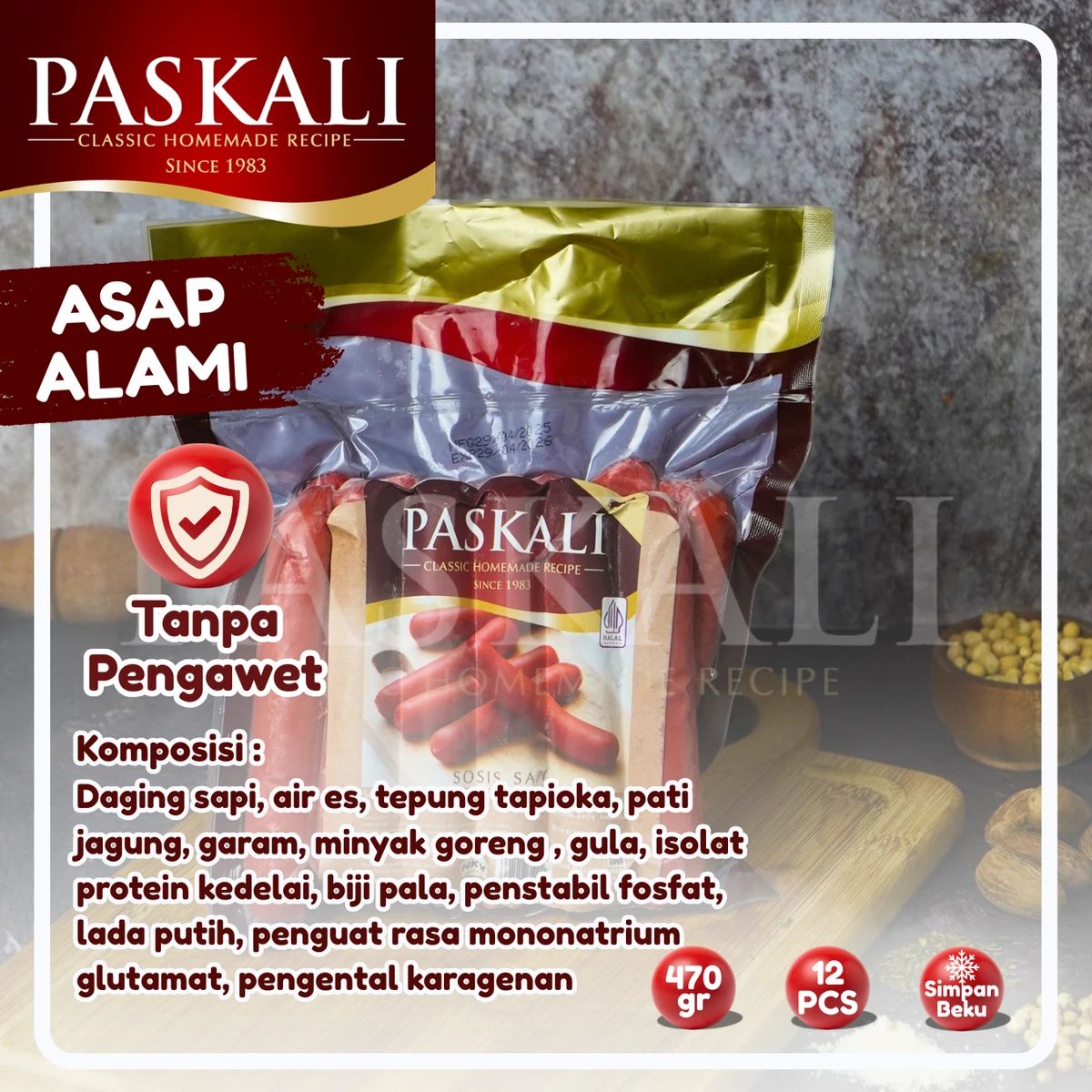 Paskali Jual Paskali Sosis Sapi 470 Gram Asap Alami Di Seller Paskali - Husen ...