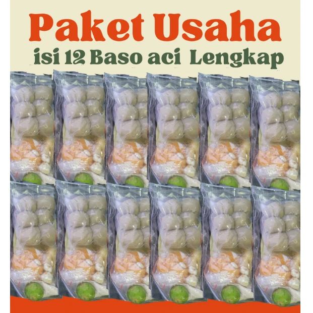 Jual Paket 12pack Baso Aci Homemade Isi 6 Baso Bakso Aci Komplit