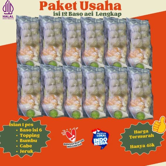 Jual Paket 12pack Baso Aci Homemade Isi 6 Baso Bakso Aci Komplit