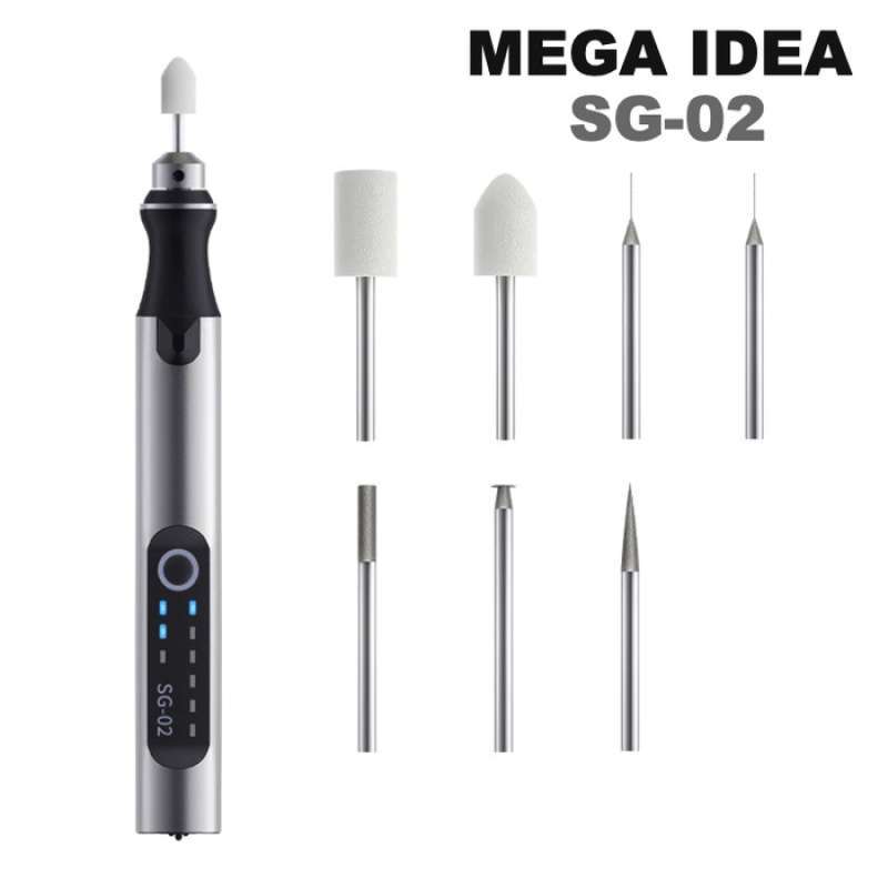 Promo Gerinda Mini Mega Idea Sg02 Smart Electric Sharpening Pen Ori