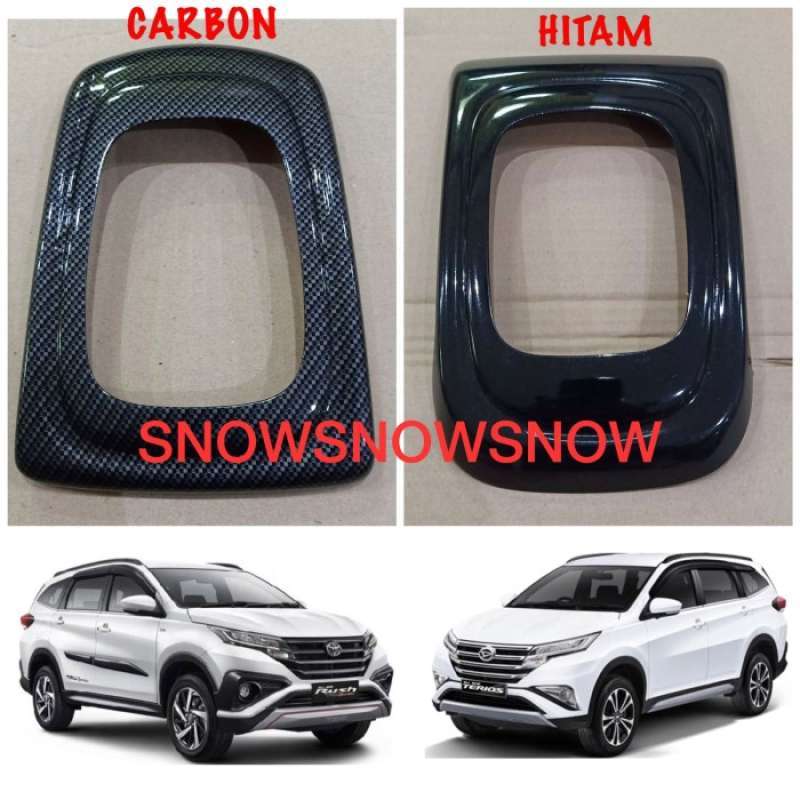 Promo Panel Perseneling Shifter Rush Terios 2018 2022 2023 Hitam Carbon