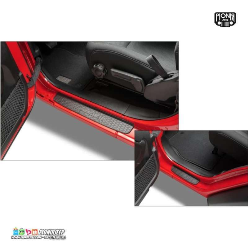 Jual Modifikasi Jeep Rubicon Jl Pelindung Pintu Door Sill Guard Mopar