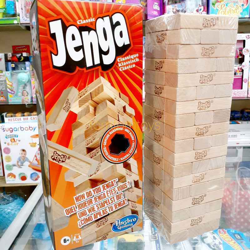 Jual Jenga Stacking Tower Game Hasbro Original Classic Jenga Susun Jual Jenga Stacking Tower Game Hasbro Original Classic Jenga Susun