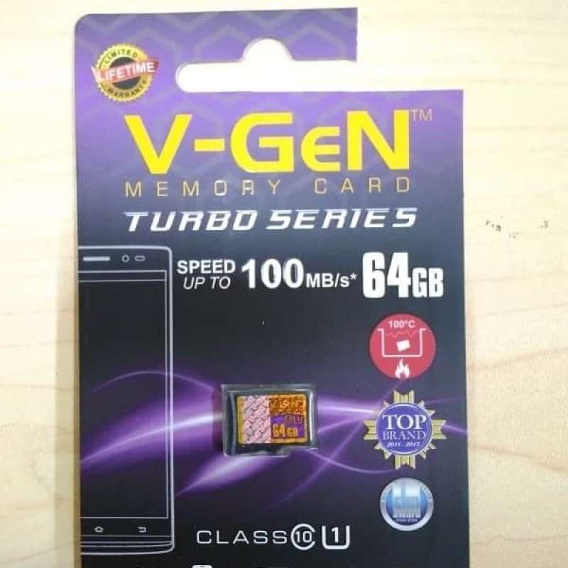 Promo Vgen Micro Sd 64 Gb Turbo Memory Card Bisa Untuk Camera Cctv