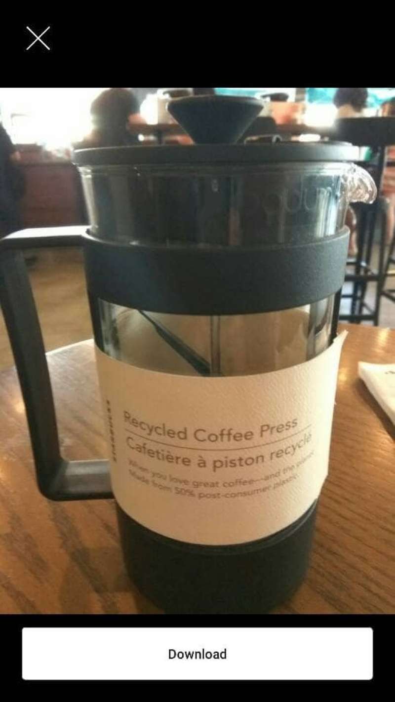 Jual Starbucks 8cup French Press Recycled Plastic By Bodum Di Seller