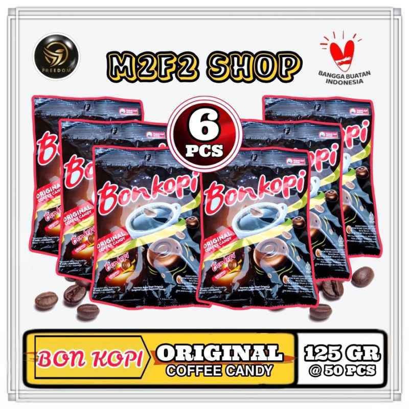 Promo Permen Bonkopi Original Coffee Candy Kopi Hitam 125 gr