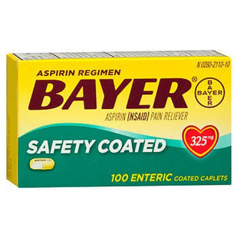 Promo Bayer Aspirin Regimen, 325Mg, 100 tabs Diskon 25 di Seller