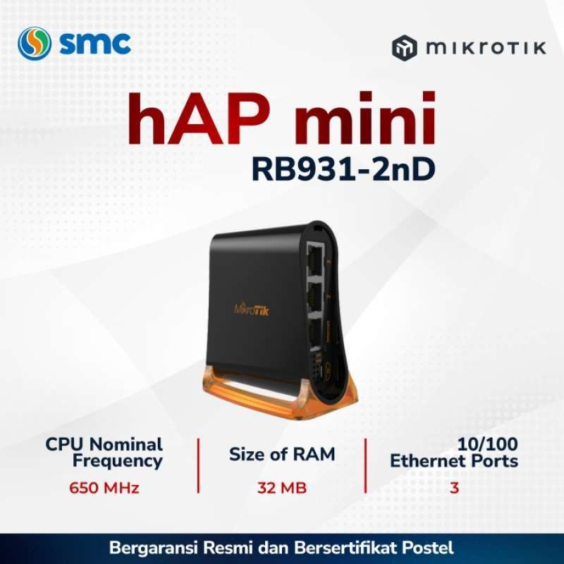 Hap Mini Promo Mikrotik Hap Mini (rb931-2nd) Diskon 23% Di Seller Tikno Store ...