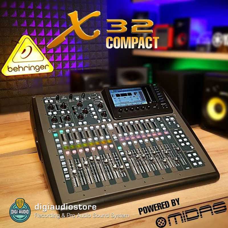 Jual BEHRINGER X32 COMPACT Digital Audio Mixer 32 Channel For Live