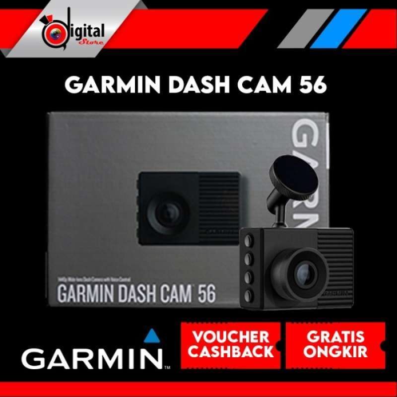 Promo Garmin Dash Cam 56 1440p Dash Cam with 140-degree Field of View ...