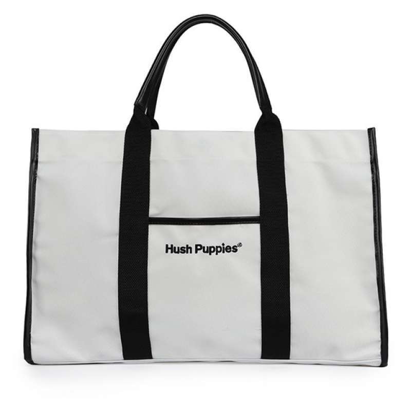 Promo Hush Puppies Canvas Tote Bag B In White Diskon 33 di Seller Min