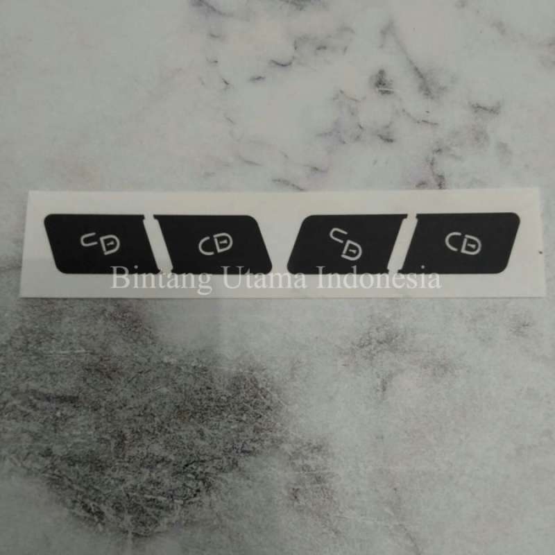 Promo Sticker Lock Unlock Mercedes W204 W212 W207 C200 C250 E200 E250 ...