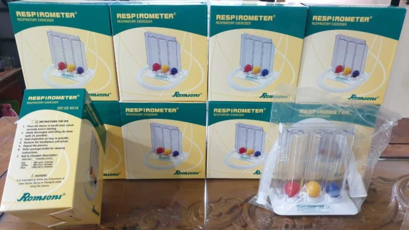 Promo ROMSONS Triflow Spirometer Respirometer Spirometri Fisioterapi