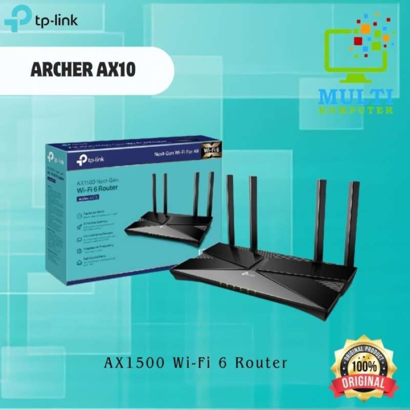 Promo Archer Ax10 Ax1500 Wi-fi 6 Router Gigabit Ports Diskon 23% Di ...