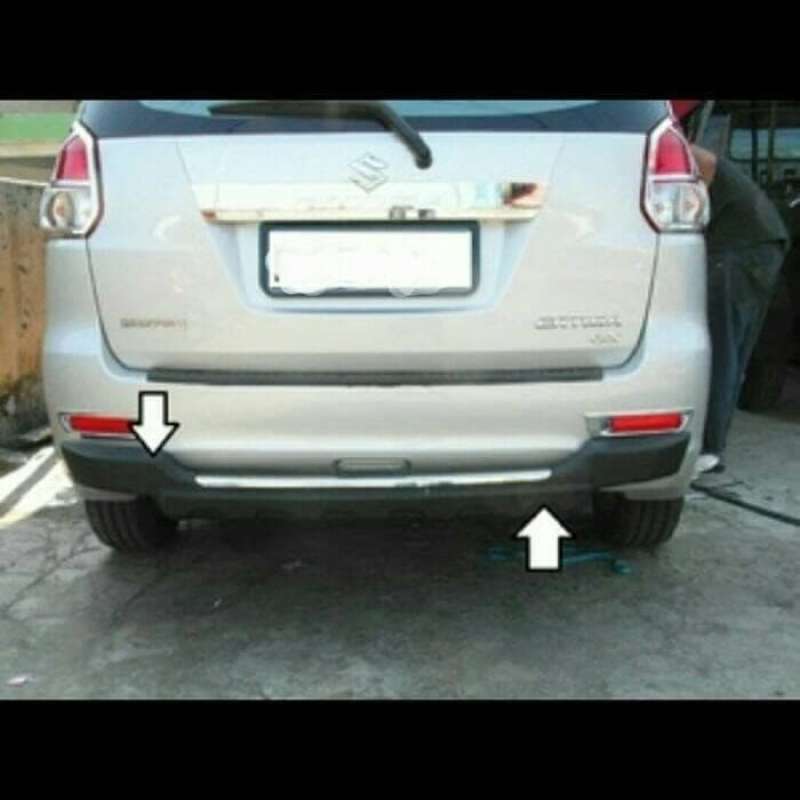 Promo Pengaman Bemper Belakang Plastik Hitam Ertiga Bumper Guard Diskon